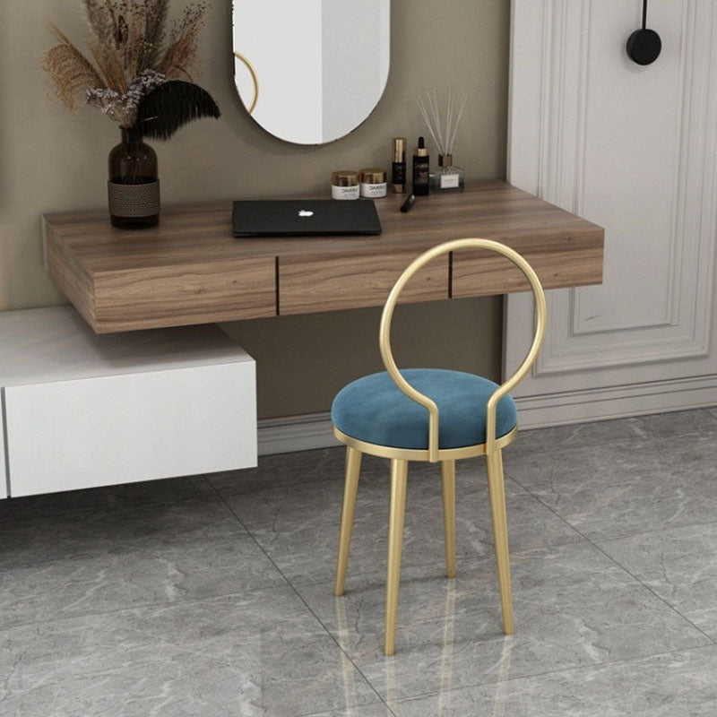 Scandinavian Upholstered Side Chairs Open Back Dining Side Chair