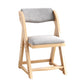 Contemporary Kitchen Chairs Dining Armless Side Chair with Wooden Legs