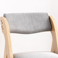 Contemporary Kitchen Chairs Dining Armless Side Chair with Wooden Legs