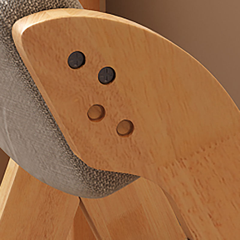 Contemporary Kitchen Chairs Dining Armless Side Chair with Wooden Legs