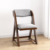 Contemporary Kitchen Chairs Dining Armless Side Chair with Wooden Legs