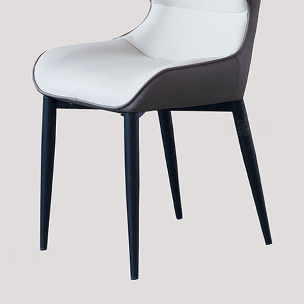 Contemporary Style Chair Dining Arm Wingback Side Chair with Metal Legs for Kitchen Clearhalo 'Dining Chairs' 'Dining Tables & Seating' 'dining_chair' 'furn' 'furn_dining_chair' 'Furniture' 'Kitchen & Dining Furniture' 5716793