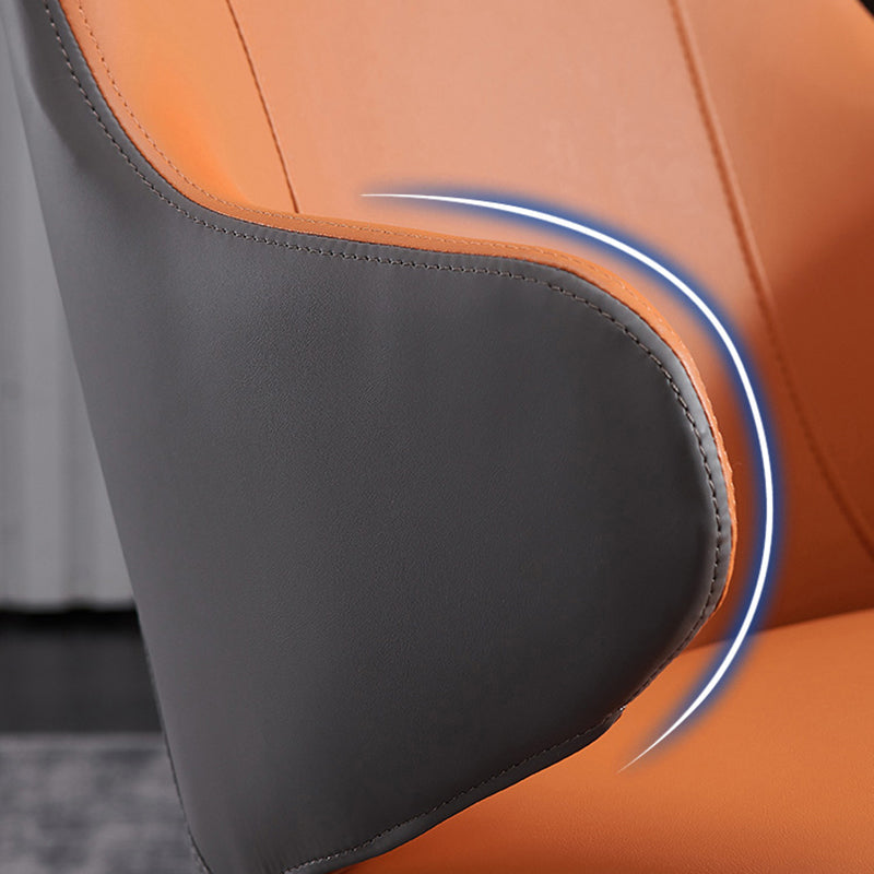 Contemporary Metal Dining Chair Upholstered Arm Chair for Restaurant Use Clearhalo 'Dining Chairs' 'Dining Tables & Seating' 'dining_chair' 'furn' 'furn_dining_chair' 'Furniture' 'Kitchen & Dining Furniture' 5716820