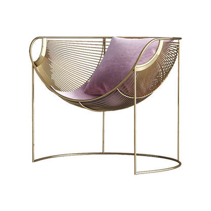 Noordse stijl metalen eetkamerstoel fluwelen eetkamerstoel voor restaurantgebruik