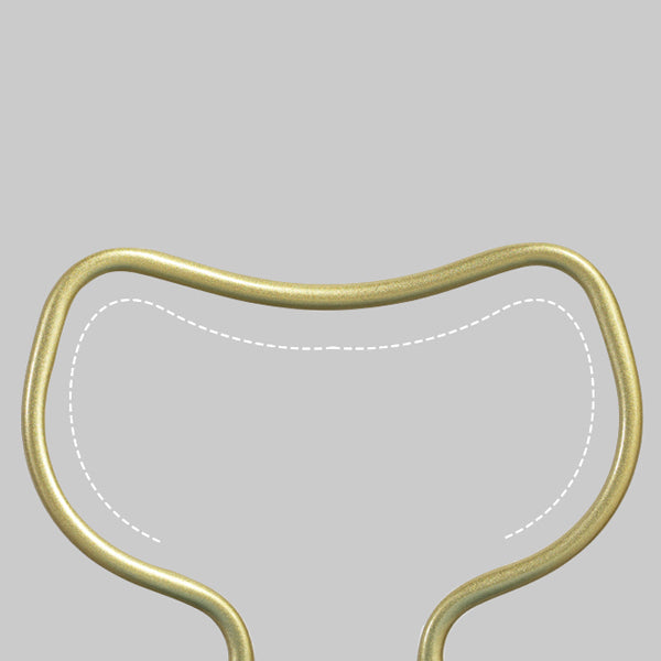 Sedie da pranzo senza braccia glam a bracciale a bracciale sedia da pranzo aperta per uso domestico