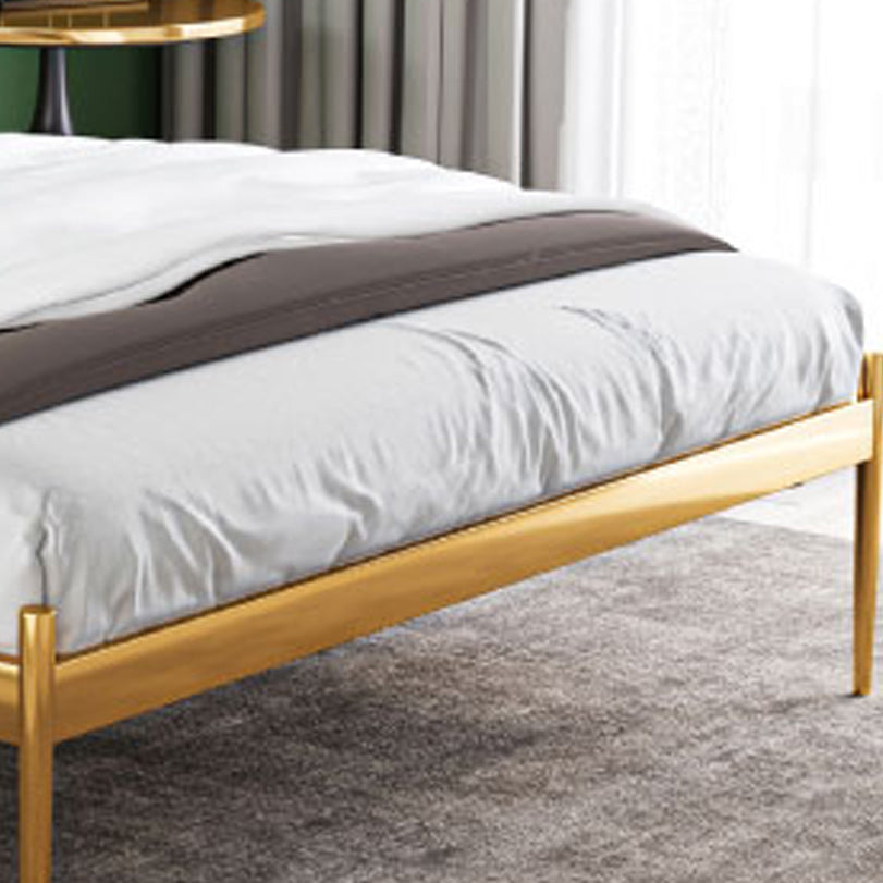 Letto a legna in metallo a basso profilo telaio del letto lussuoso con testiera