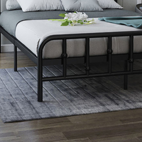 Luxe low profile bedframe metalen standaardbed met hoofdeinde met hoofdeinde