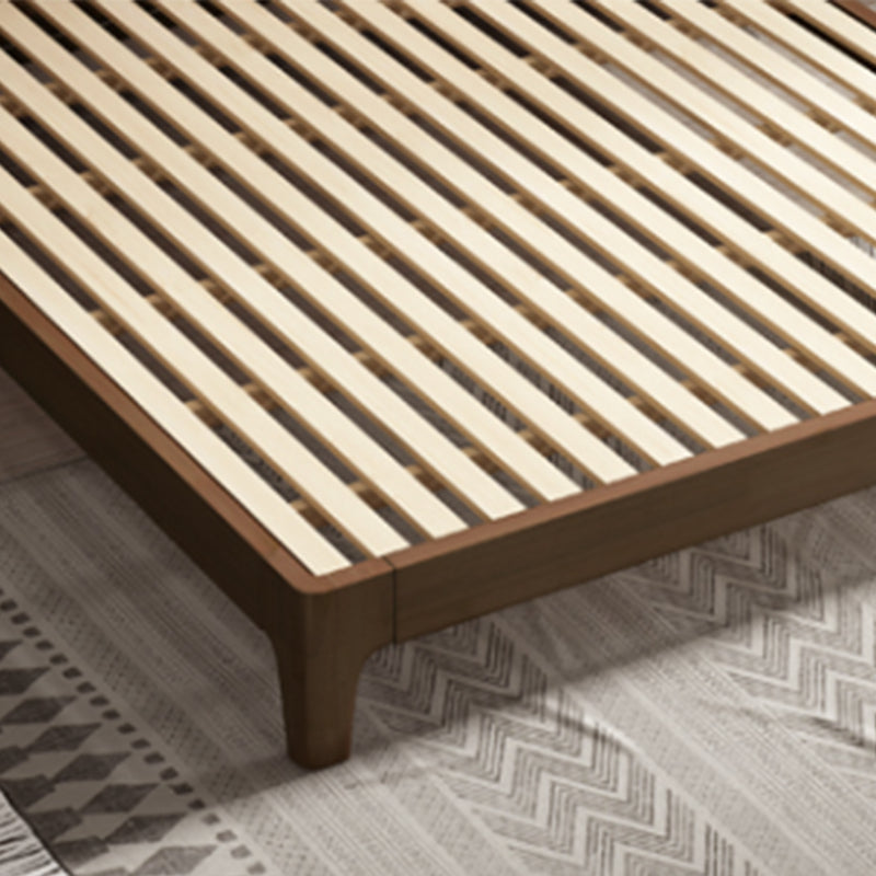 Traditional Wooden Standard Bed with Rectangular Headboard Bed Clearhalo 'Bedroom Furniture' 'Beds' 'furn' 'furn_beds' 'Furniture' 5717392