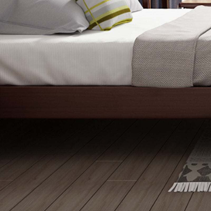 Traditional Wooden Standard Bed with Rectangular Headboard Bed Clearhalo 'Bedroom Furniture' 'Beds' 'furn' 'furn_beds' 'Furniture' 5717394