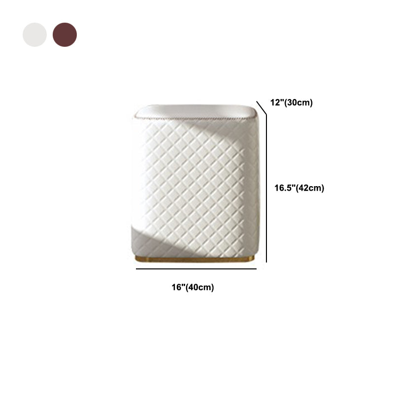 Faux Leder Waschtisch -Schminktisch mit 3 Aufbewahrungsschubladen