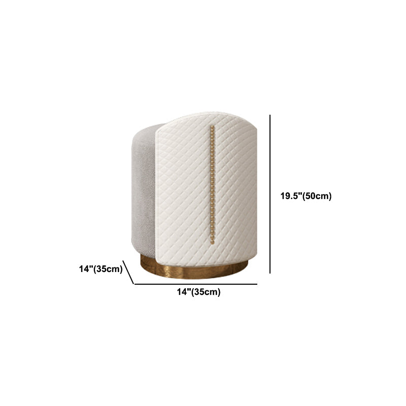 Metall Make -up -Schminktisch luxuriöser Steinhocker Set