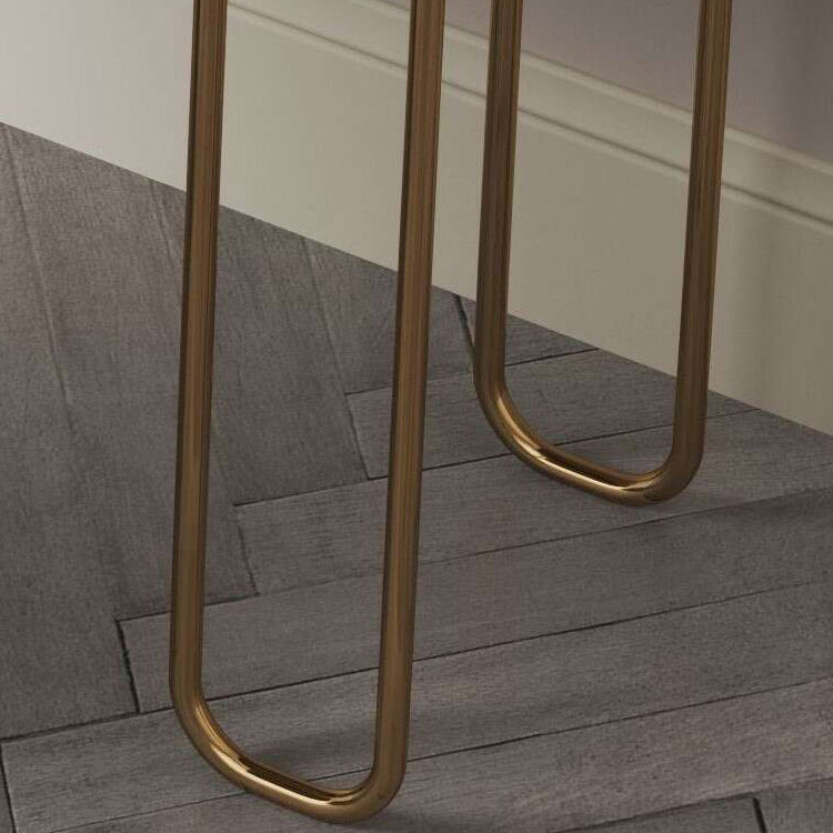 31.9 "H Zwei Schubladen Eitelkeit Spiegelte Tischverkesseltisch in Beige