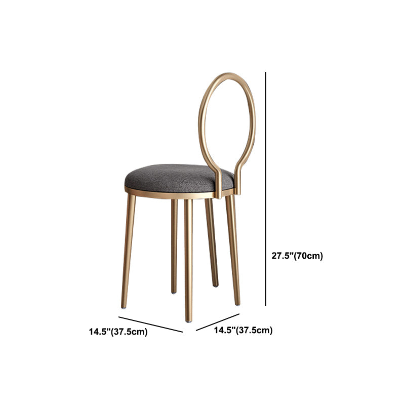 Mirrored Vanity Table and Stool Set 33.4" Wide Vanity Dressing Table Clearhalo 'Bedroom Furniture' 'furn' 'furn_makeup_vanities' 'Furniture' 'Makeup Vanities' 'makeup_vanities' 5717715