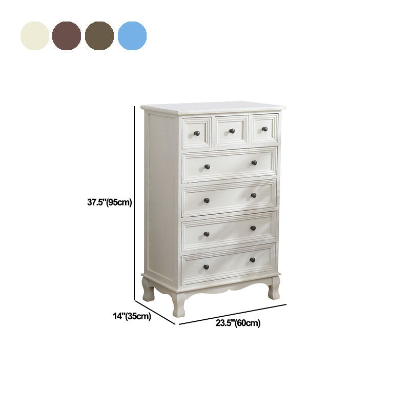 14 "w伝統的な木製のランジェリーチェスト引き出し付き垂直貯蔵箱