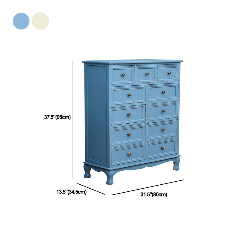 14 "W traditionele houten lingerie -borst verticale opbergkast met laden