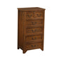 Coffre de rangement vertical en bois massif vintage de 14 po de largeur avec tiroirs