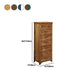 Coffre de rangement vertical en bois massif vintage de 14 po de largeur avec tiroirs