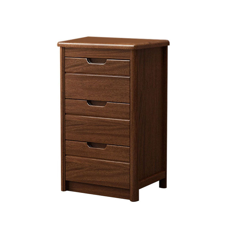 Cofre de lencería de madera de 16 "W cofre de almacenamiento tradicional con 3/4/5 cajones