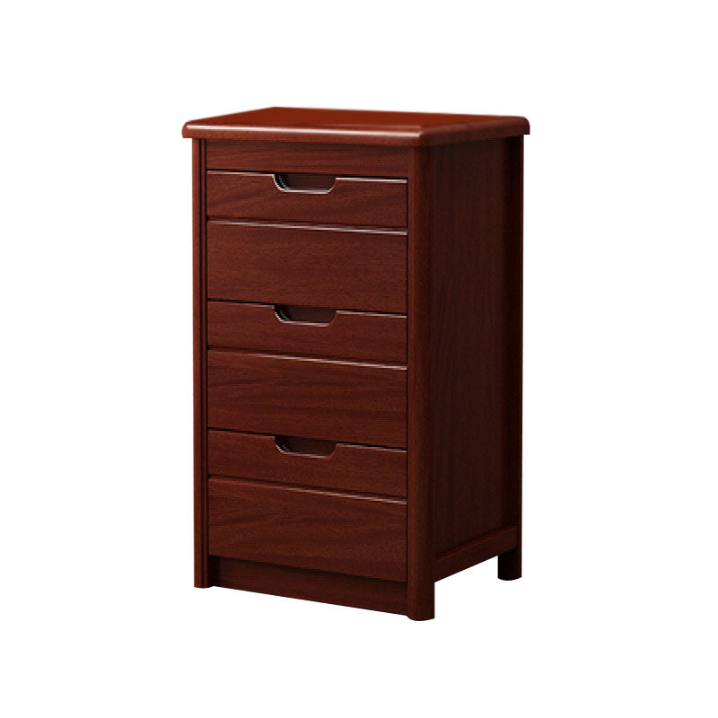 Cofre de lencería de madera de 16 "W cofre de almacenamiento tradicional con 3/4/5 cajones