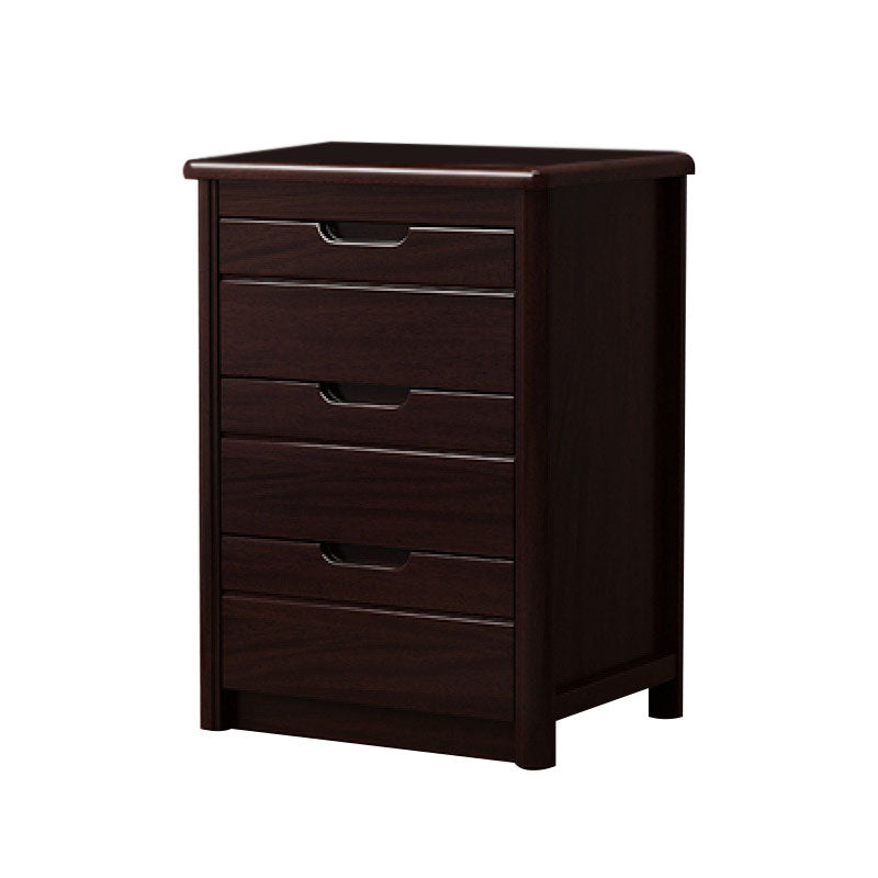 Cofre de lencería de madera de 16 "W cofre de almacenamiento tradicional con 3/4/5 cajones