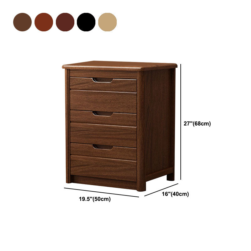 16" W Wooden Lingerie Chest Traditional Storage Chest with 3 / 4 /5 Drawers