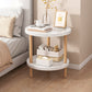 Imitation Wood Nightstand Open Storage Modern Shelf Included Night Table with Legs