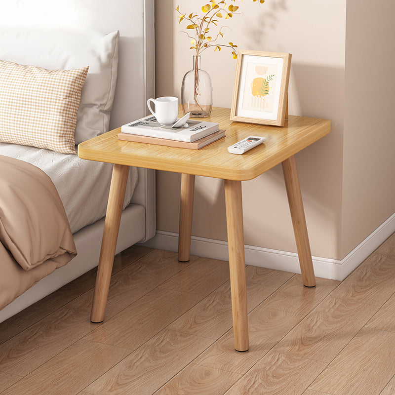 Imitation Wood Nightand Storage Open Rangement étagère moderne incluse la table de nuit avec les jambes