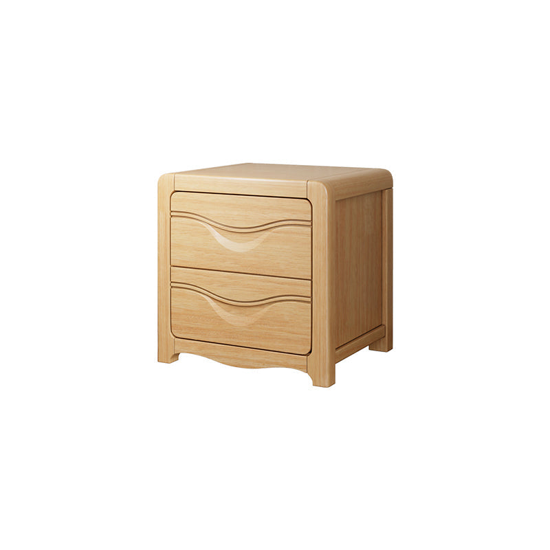 Tavolo da notte in legno massiccio moderno da 2 gambe H-disegno da 20 pollici incluso