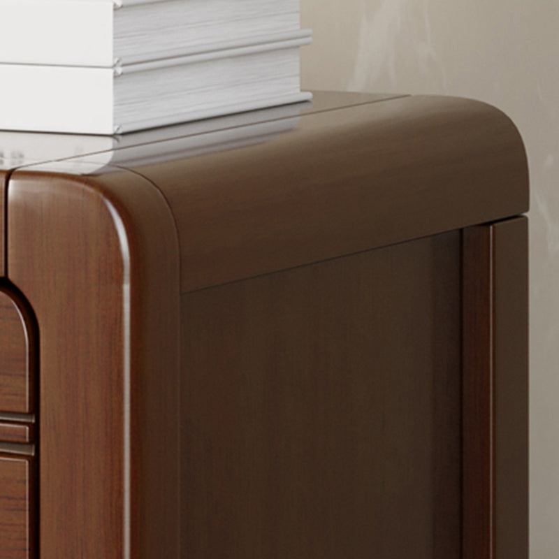 Tavolo da notte in legno massiccio moderno da 2 gambe H-disegno da 20 pollici incluso