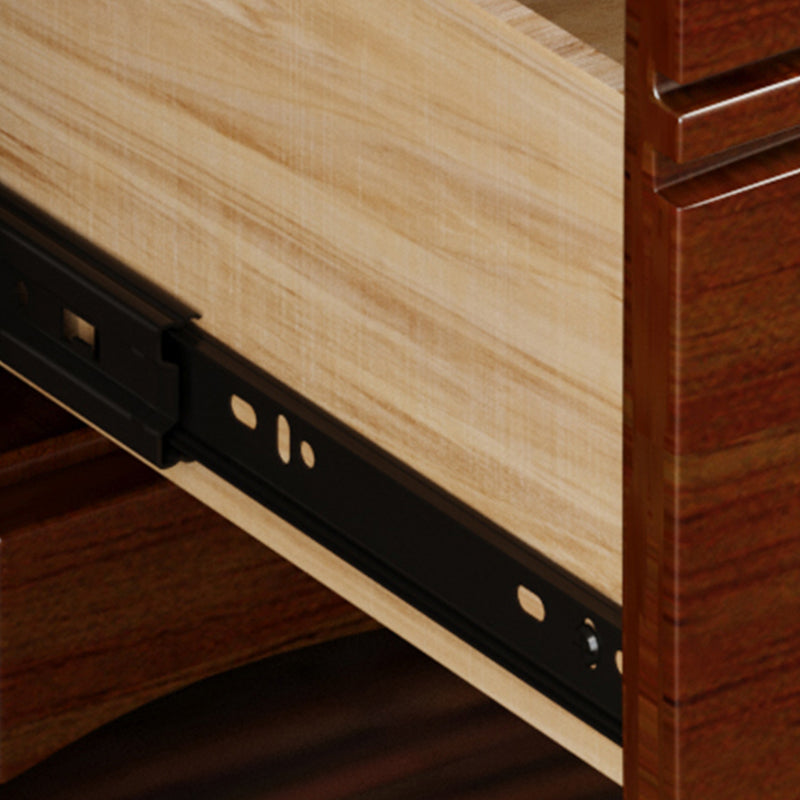 Tavolo da notte in legno massiccio moderno da 2 gambe H-disegno da 20 pollici incluso