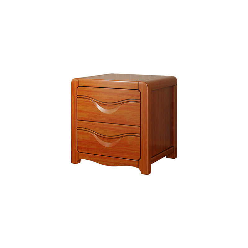 Tavolo da notte in legno massiccio moderno da 2 gambe H-disegno da 20 pollici incluso