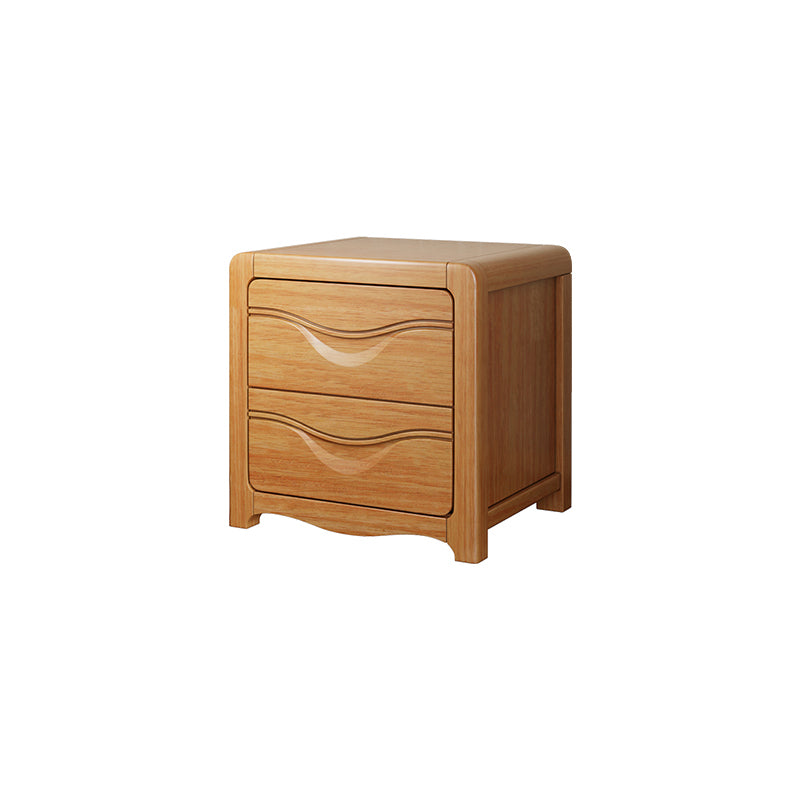 Tavolo da notte in legno massiccio moderno da 2 gambe H-disegno da 20 pollici incluso