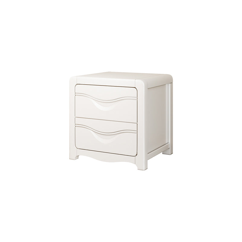 Tavolo da notte in legno massiccio moderno da 2 gambe H-disegno da 20 pollici incluso