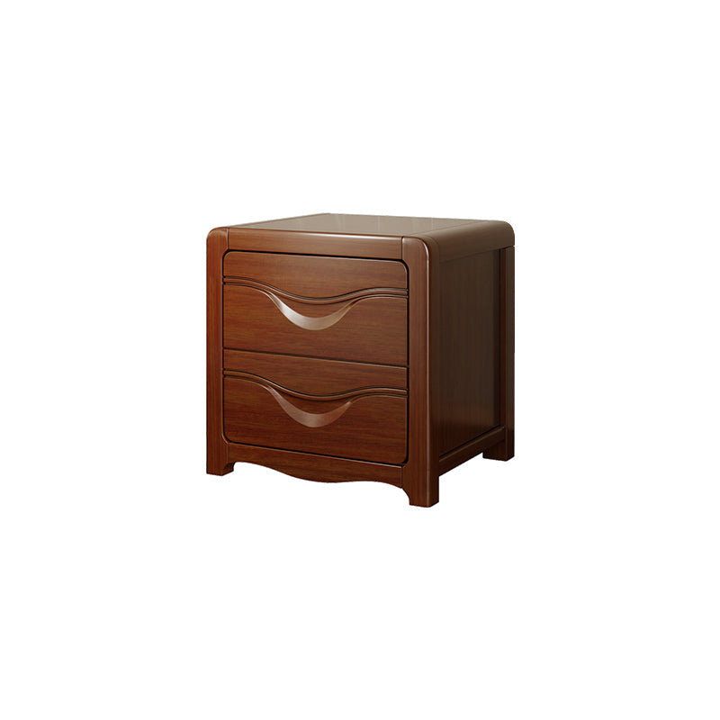 Tavolo da notte in legno massiccio moderno da 2 gambe H-disegno da 20 pollici incluso