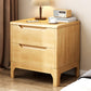 20-Zoll H-Nachttisch 2-Drawer-Lagerung Massive Holzbeine inklusive Nachttisch enthalten