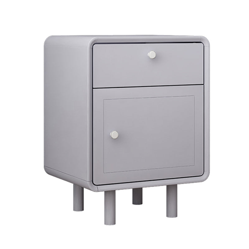 Table nause de chevet en bois massif moderne 1 dessin de la porte côté gauche armoire de porte de porte