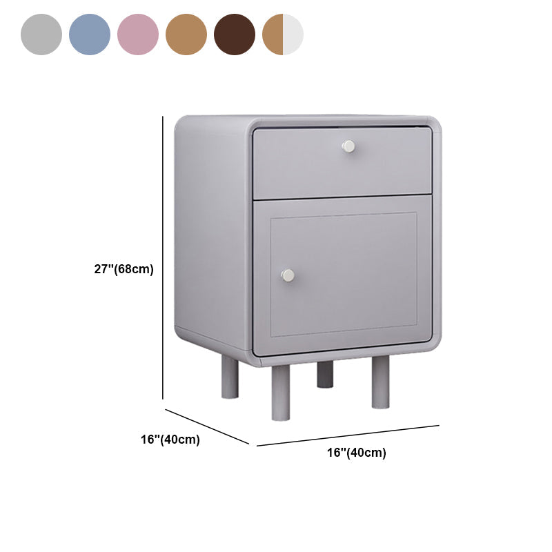 Table nause de chevet en bois massif moderne 1 dessin de la porte côté gauche armoire de porte de porte