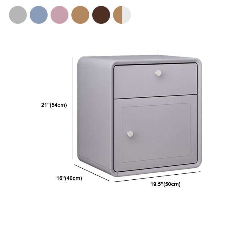 Table nause de chevet en bois massif moderne 1 dessin de la porte côté gauche armoire de porte de porte