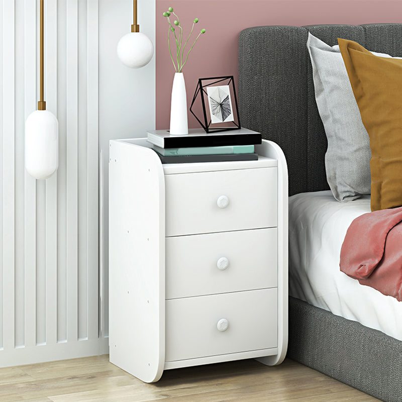 Moderne Nachahmung Holz Nachttisch Schubladen Aufbewahrung 20 Zoll H Night Tisch