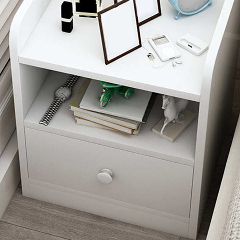 Moderne Nachahmung Holz Nachttisch Schubladen Aufbewahrung 20 Zoll H Night Tisch