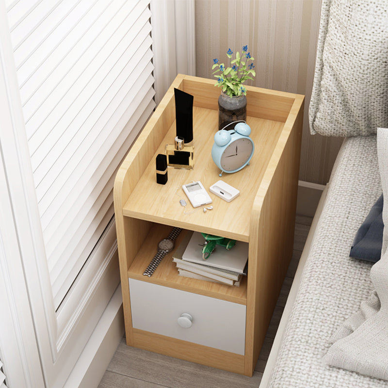 Moderne Nachahmung Holz Nachttisch Schubladen Aufbewahrung 20 Zoll H Night Tisch
