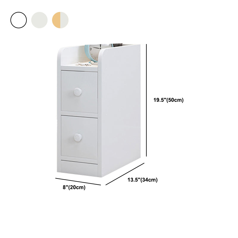 Moderne Nachahmung Holz Nachttisch Schubladen Aufbewahrung 20 Zoll H Night Tisch