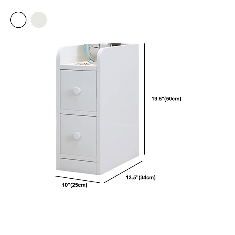 Moderne Nachahmung Holz Nachttisch Schubladen Aufbewahrung 20 Zoll H Night Tisch