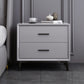 Modern Imitation Wood Nightstand 2-Drawer Storage 18 Inch H Night Table with Legs Clearhalo 'Bedroom Furniture' 'furn' 'furn_night_stand' 'Furniture' 'night_stand' 'Nightstands' 5718398