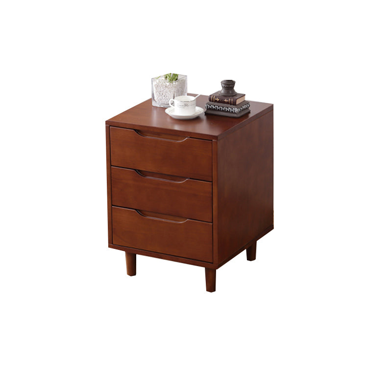 Solid Wood Storage Chest Dresser Modern Bedroom Storage Chest with Drawer Walnut 3 Clearhalo 'Bedroom Furniture' 'Dressers & Chests' 'dressers_chests' 'furn' 'furn_dressers_chests' 'Furniture' 5718425