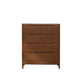 Solid Wood Storage Chest Dresser Modern Bedroom Storage Chest with Drawer Walnut 5 Clearhalo 'Bedroom Furniture' 'Dressers & Chests' 'dressers_chests' 'furn' 'furn_dressers_chests' 'Furniture' 5718426