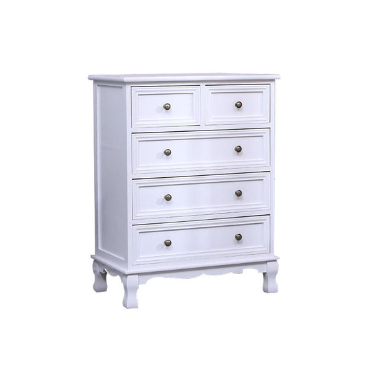 Vintage Solid Wood Dresser 14" W Vertical Storage Chest with Drawers