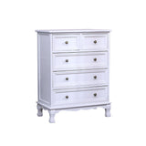 Cofras de almacenamiento vertical de madera sólida vintage con cajones de almacenamiento vertical