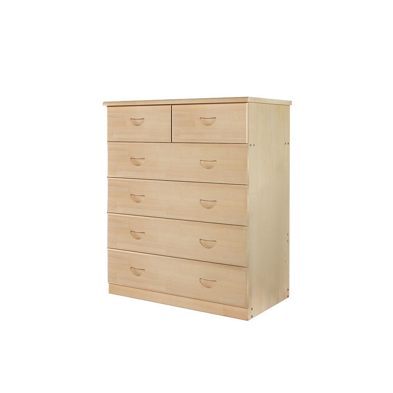Modern Pine Wood Lingerie Chest 18" W Vertical Storage Chest with Drawers Light Brown 6 Clearhalo 'Bedroom Furniture' 'Dressers & Chests' 'dressers_chests' 'furn' 'furn_dressers_chests' 'Furniture' 5718494
