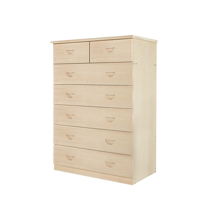 Modern Pine Wood Lingerie Chest 18" W Vertical Storage Chest with Drawers Natural 7 Clearhalo 'Bedroom Furniture' 'Dressers & Chests' 'dressers_chests' 'furn' 'furn_dressers_chests' 'Furniture' 5718500